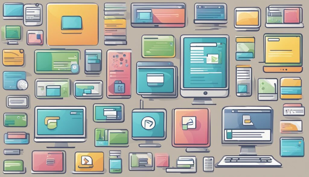 Uma tela de computador exibindo vários casos de uso da web para o formato WebP